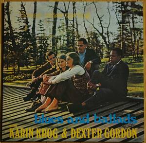 【LP】　カーリン・クローグ ＆ デクスターゴードン　Karin Krog & Dexter Gordon 　/　 ブルース＆バラード　Blues And Ballads