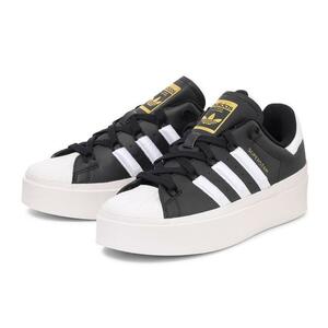 【24.5cm】 adidas (アディダス) GX1841 SUPERSTAR BONEGA W スーパースター レディース コアブラックxフットウェアホワイトxゴールドメタ