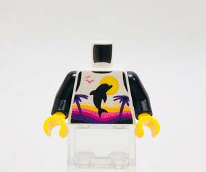 【新品未使用】レゴ　LEGO　ミニフィグ　トルソー　ボディ　87 イルカ