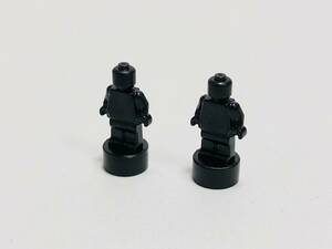 【新品未使用】レゴ　LEGO　ミニフィグ　トロフィー　マイクロミニ　ブラック　黒　2個
