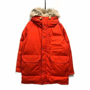 THE NORTH FACE ザ・ノースフェイス 品番 ND2870N 65/35 Bayhead Cloth Long Serow ファー付 フード レッド ブラウン系 L 正規品 / 32239