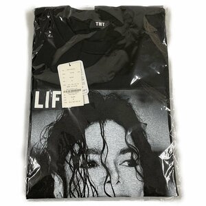 TMT ティーエムティー 23AW LIFE マイケルジャクソン フォト 半袖Ｔシャツ 黒 サイズM 正規品 / B4858