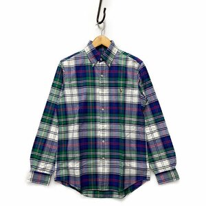 RALPH LAUREN ラルフローレン CLASSIC FIT チェック BD シャツ マルチ サイズS 正規品 / B4851