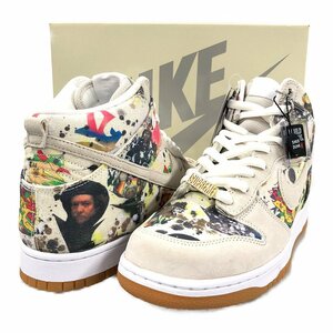 SUPREME シュプリーム ×NIKE ナイキ FD8779-100 23AW NIKE SB DUNK HIGH OG QS ダンク シューズ ラメルジー US10.5=28.5cm 正規品 / 32289