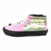 SUPREME シュプリーム × VANS バンズ 23SS Dollar Skate Grosso Mid シューズ スニーカー ピンク サイズUS9=27cm 正規品 / 31065_画像4