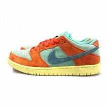 NIKE ナイキ DV5429-800 AIR SB DUNK LOW PRO PRM ダンク シューズ スニーカー オレンジ×ブルー系 サイズUS10=28cm 正規品 / 32341_画像4