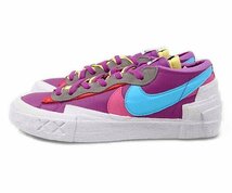 NIKE DM7901-500 NIKE BLAZER LOW / SACAI / KAWS サカイ カウズ ブレザー シューズ 27cm 正規品 / 26897_画像4