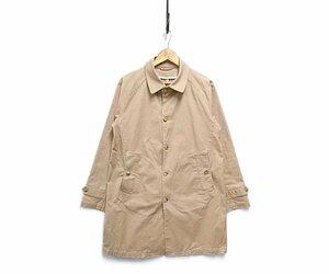 BEAMS ビームス 11-19-0298-214 ストレッチ入り ステンカラーコート ベージュ サイズM 正規品 / B2581