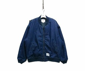 WTAPS ダブルタップス 22AW JFW-04 / Jacket / Cotton. Denim デニムジャケット インディゴ サイズ3 正規品 / 29557