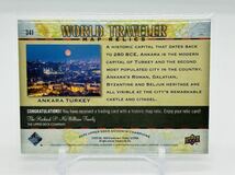 2022 Upper Deck Goodwin Champions World Traveler Map Relics Ankara, Turkey トルコ アンカラ_画像2