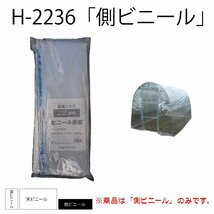 ビニールハウス 南栄工業 替えビニール 移動式菜園ハウス BH-2236用 側幕 ビニールハウス替え幕 代引き可_画像2