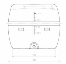 スイコー スーパーローリータンク1000L SLT-1000 オレンジ 運搬 散水 防除 [個人様宅配送不可]_画像5