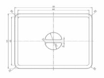 スイコー 角型容器 K型 K-90 90L オレンジ 専用フタ付き 目盛り付 農作物 水産物 出荷仕分 [個人様宅配送不可]_画像7