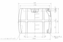 スイコー スーパーローリータンク500L SLT-500 オレンジ 運搬 散水 防除 [個人様宅配送不可]_画像4