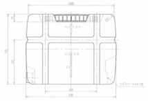 スイコー スーパーローリータンク100L SLT-100 25Aバルブ直付 オレンジ 運搬 散水 防除 個人様宅配送不可_画像4