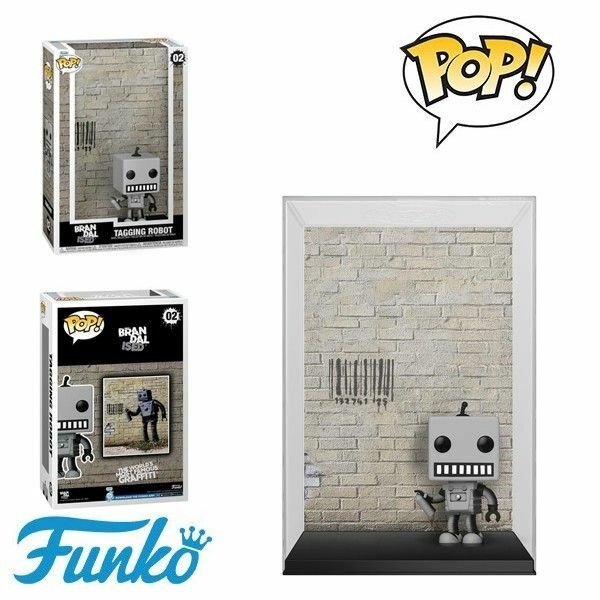 【バンクシー ファンコポップ ムービカバー Art(アート) 】No.2 TAGGING ROBOT Funko Pop! 