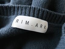 1.8万☆リムアーク RIM.ARK☆パワーショルダー ニットトップス フリーサイズ☆E-M 0280_画像7