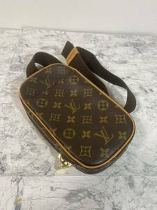 j303k LOUIS VUITTON ヴィトン モノグラム ポシェットガンジュ M51870 CA1004 ショルダーバッグ ボディバッグ