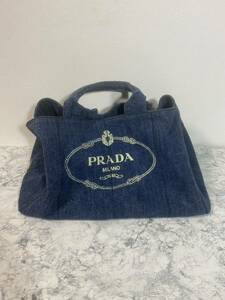 j305k PRADA プラダ バック かばん ハンドバック ファッション 小物 トートバック カナパ CANAPA B1872B デニム カナパトート 