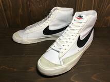 ★ナイキ NIKE BLAZER ブレザー HI 77 VNTG ヴィンテージ 白×黒 2020年製 28.0cm 美品 Used 検 ブルイン フランチャイズ スニーカー_画像1