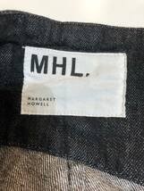 741☆MHL エムエイチエル☆マーガレットハウエル☆ CANTON LIGHT DENIM キャントン ライト デニム【28】黒_画像7