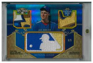 Jay Bruce 2013 TOPPS TRIPLE THREADS ALL STAR LOGO PATCH 1/1 パッチ