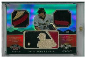 Joel Hanrahan 2012 TOPPS TRIPLE THREADS ALL STAR LOGO PATCH 1/1 パッチ