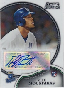 Mike Moustakas 2011 BOWMAN STERLING AUTO 直筆サイン