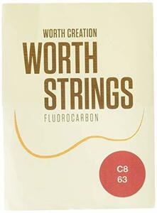 Worth Strings C8 ウクレレ弦 クリア8弦 63インチ フロロカーボン