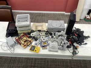 【ジャンク】ゲーム機　おまとめ　任天堂　SONY FC/SFC /64/プレステ/PS2/Wii U/ゲームボーイ/ワンダースワン　コントローラー 本体