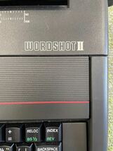 ブラザー brother 電子タイプライター WORDSHOTII 16-V10 ワープロ ワードプロセッサー 100 レトロ アンティーク _画像4