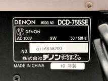 ■□18156-B05　 DENON デノン CDデッキ DCD-755SE CDプレーヤー_画像6