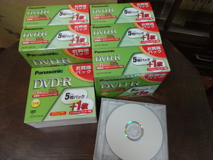 Panasonic DVD-R LM-RF120LH6 録画用1回のみ/ビデオモード対応 40枚 未開封 