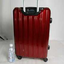 中古121　Mサイズ　フレームケース　スーツケース　キャリーケース　レジェンドウォーカー　TSA　レッド_画像4