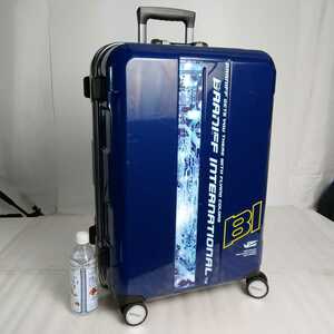 中古144　Lサイズ　BRRNIFF　フレームケース　スーツケース　HINOMOTOタイヤ　TSA　2020年購入　19800円　ネイビー