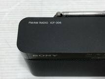 100112◆SONY　ICF-306　FM/AM RADIO　ラジオ【写真追加あり】◆C1_画像4