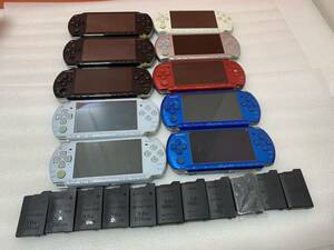 220267◆SONY　PSP　10台まとめ　PSP-3000×5台/PSP-2000×3台/PSP-1000×2台【写真追加あり】◆C1