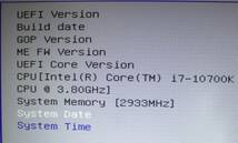 送料込み★EPSON　MR8300-Mから抜き取った　CPU Intel CORE i7 10700K 3.8GHz★BIOS確認済み_画像3