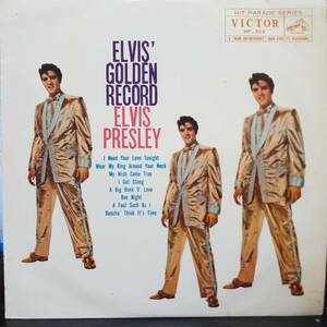 レア！日本盤オリジ10インチ！MONO ペラジャケ！Elvis Presley / Elvis' Golden Record 1960年 VICTOR HP-504 エルヴィス・プレスリー 10''