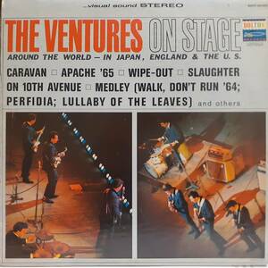 米DOLTONオリジLP！左魚ターコイズ The Ventures / On Stage 1965年 BST-8035 日本とイギリスと米国のLIVE音楽 ベンチャーズ Wipe Out