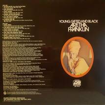 米ATLANTIC盤LP 高音質DCBQS刻印 Aretha Franklin /Young, Gifted And Black 1972年作の2000'sプレス SD7213 Rock Steady Day Dreaming収録_画像3