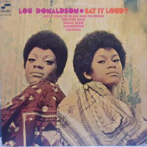 美盤 米BLUE NOTE盤LP 青黒ラベルVANGELDER刻印 Loud Donaldson /Say It Loud 1970年 BST84299 James Brown Charles Earland Blue Mitchellの画像3