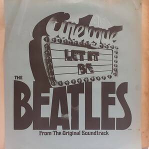 超レア 米プライベート2LP！Beatles / Cinelogue Let It Be (Rooftop Concert 収録) 1973年 Contra Band Music TB 4020 John Lennonの画像1