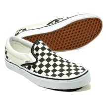 新品 VANS バンズ US アメリカ企画 スリッポン 白黒チェック 黒白チェッカーボード スニーカー メンズ US8（26cm）_画像3