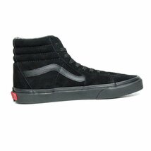 新品 VANS バンズ US アメリカ企画 スケートハイ SK8HI Black/Black ハイカット スウェード 黒黒 スニーカー メンズ US7.5（25.5cm）_画像3