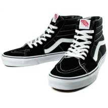 新品 VANS バンズ US アメリカ企画 スケートハイ SK8HI ハイカット 黒白 スニーカー メンズ US8.5（26.5cm）_画像1