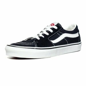 新品 VANS バンズ ヴァンズ US企画 メンズ SK8LOW スケートロー 黒白 ブラック スニーカー US9（27cm）