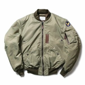 セール 新品 HOUSTON ヒューストン フライトジャケット B-15B MOD 米軍 USAF ミリタリージャケット MA1 オリーブ 36 S