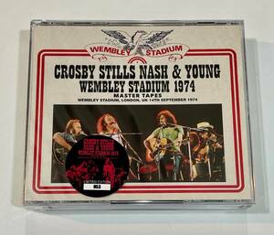 [プレス3CD] Crosby, Stills, Nash & Young Wembley Stadium 1974 : Master Taes London,UK 14th Sep. 1974 [Zion-228] CSN＆Y