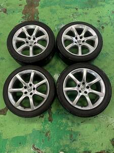 中古夏タイヤホイールセット　YOKOHAMA　DNA　S.drive　225/45R18×２　245/45Ｒ18×2　18×8JJ　＋30　ＰＣＤ114.3